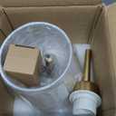 Deogos Cordless Table Lamp Gold with Dimmer, 4000mAH Battery Operated Lamp Rechargeable, 3 Color Temperature Touch Control Fabric Desk Light for Dining Room, Bedroom, Bar, Patio, Counter, Restaurant