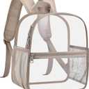 USPECLARE Clear Backpack for Stadium Approved 12612, Water proof Clear Bag for Stadium Events and Concert Work Sport Event