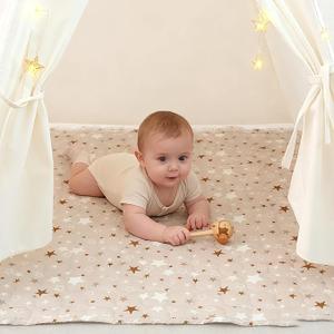 RongFa Teepee Tent Mat for KidsPortable Children Play Tent Indoor Outdoor Padded Mat for Kids Play Tent (47"x47" Mat)