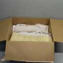 Besrey Kids Play Tent 2 in 1 with Padded Mat and Lights, Large Kids Playhouse with 2 Doors & 4 Windows, Indoor & Outdoor, Christmas Toddler Tent, 51" x35" x 51" (White)