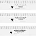3 Packs,Upgrade BAYFTFREXM2 MERV 13 Perfect Fit 5 Filter Media Compatible with Trane BAYFTFREXM2 FLR06232 Expandable Filter