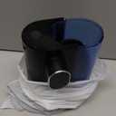 Hoofun Automatic Mouthwash Dispenser for Bathroom,18.26Oz Wall Mounted with Magnetic Cups, 3 Dispensing Level, Smart Mouthwash Dispenser for Kids Adult, Bathroom Accessories Black