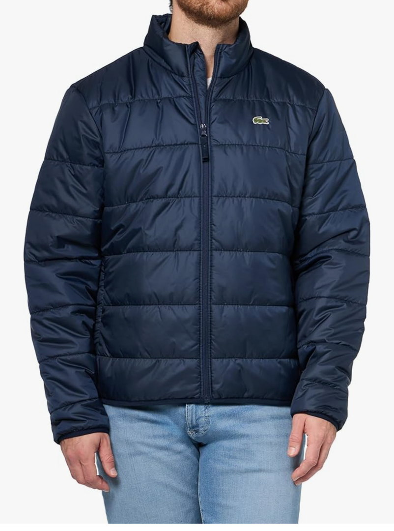 Lacoste Men's Short Lightweight Water Repellent Puffed Jacket L
