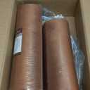 GO&SO Large Lampshades Replacement,Burnt Orange Velvet Drum Lamp Shades Set of 2-16" Top x 16" Bottom x 12" High(Spider)- Modern Fabric Lampshade for Table Lamp,Floor Lamps -Assembly Require