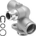 06D121132C Aluminum Coolant Hose Flange, Replacement for 2005 Audi A4 2.0T, 2007 Audi A4, 2006 Audi A4 2.0T, Replaces 06D121132, 06D121133A