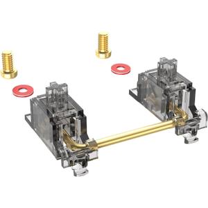 DUROCK Stabilizers V3, Screw in Stabilizers with 2u, 6.25u, 7u Wires, PCB Mount for Mechanical Keyboards (Smokey 80% Kit)