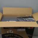 Charcoal Puppy Pads 28x34 Inches Extra Large Dog Pee Pads Odor-Control & Leak-Proof Disposable Pet Training Edge-Wrapping Thicken Potty Pad for Dogs, Cats, Rabbits (100 Pieces) (Black)