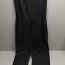 PRETTYGARDEN Jumpsuits for Women 2025 Dressy Casual Off Shoulder Romper Outfits Spring Vacation Travel Summer Lounge Clothes (Large, Black)