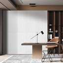6 Pack Acoustic Wall Panels, 47.2" X 23.6" Sound Absorbing Panels, Decorative Sound Proof Panels for Office, Studio, Home Theatre - White