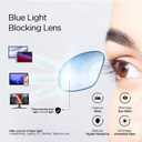 Blue Light Blocking Rectangular Reading Glasses for Men and Women 2-pack (Clear and Tortoise)