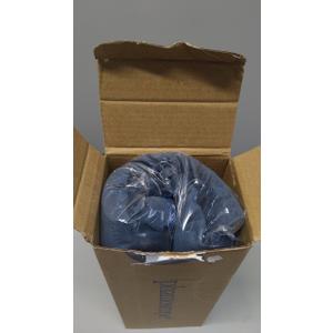 Phantoscope Pack of 2 Velvet Decorative Throw Pillow Covers Soft Solid Square Cushion Case for Couch Dark Blue 20 x 20 inches 50 x 50 cm