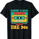 90s Lifestyle Vibes Retro Vintage Music Nineties Fashion T-Shirt, S