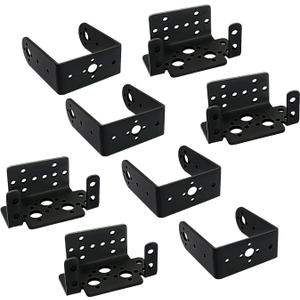 4 Sets 8Pack Pan Tilt Servo Mount Bracket for MG995 MG996R S3003 U-Shaped L-Shaped Steering Gear Bracket