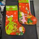 Personalized Christmas Stockings Set of 6,Christmas Stockings Bulk 6 Packs，18 * 12 Inch Red Stockings Christmas,Christmas Decorations for Family Holiday Party Decor