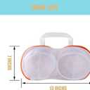 4Pcs Bra Mesh Laundry Bags for Delicates with Premium Zipper Bra Washing Bag for LaundryLingerie Bags for Washing Delicates underwear Support Frame Design,integrated washing and care
