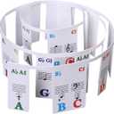 Removable Piano Stickers for 88/61 Keys - No Paste, No Glue, No Residue Piano Note Labels for Beginners-61-key Piano