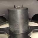 San Jamar Oceans Plastic Single Jumbo Bath Tissue Dispenser, 3.25" Core, Black Pearl, 1 Count (Pack of 1)