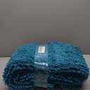 ACCUMTEK Upgrade Extra Large Teal Blue Bathroom Rug Set 3 Pieces Ultra Soft, Thick Absorbent Bath Mats, Non Slip Chenille Toilet Mat for Bathroom, Bedroom, Kitchen (48"x20"+ 24"x17"+ U Shape 20"x24")