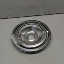 Chrome Range Drip Pans compatible with GE, Hotpoint and Kenmore Electric Stove - Replacement for WB31T10010, WB31T10011 (4 Pack, 2pcs 6" and 2pcs 8")