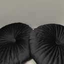 2 pcs Black pillows, 12x12
