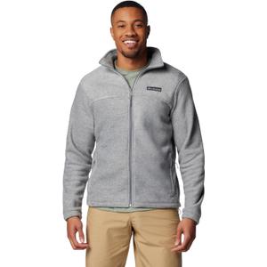 Columbia Steens Mountain 2.0 Full Zip Fleece Jacket (Large, Light Grey Heather)