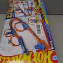 Hot Wheels Toy Car Track Set, Triple Loop Pack & 1:64 Scale Vehicle, Track-Building Components with 3 Loops, Speed Snap Tracks & Adapters