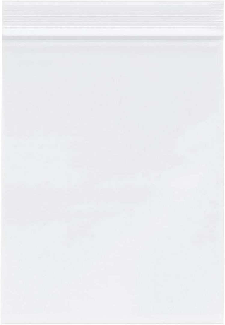 joybest 5 X 7 Inch (1000 Pcs) Clear Plastic Bags, Reclosable Zipper Poly Bags with Resealable Zip Top Lock for Prints, Cards, Envelopes, Jewelry