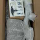 Ergonomic Office Chair with Adjustable Lumbar Support & Flip-Up Armrests - High Back Computer Desk Chair with Thickened Seat Cushion, Rolling Wheels for Home/Office Study Work (02h-khaki)