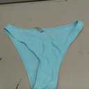 Mix and Match Light Blue Bikini with Crisp White Jeans And Maxi Skirt Pool Side Sunset Style, Small