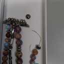 Natural Stone Beaded Watch Band for Women Compatible with Apple Watch 38mm 40mm 41mm 42mm 44mm 45mm 46mm 49mm Dressy Cute Watch Strap for Apple Watch Ultra 2/Ultra Series 10/9/8/7/6/5/4/3/2/1 SE (Purple)