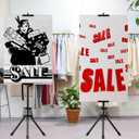 Poster Stands for Display - Floor Poster Board Holder Poster Display Stand Retractable Banner Stand Outdoor Sign Holder, Double-Side Tripod Height up to 80"1pack