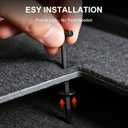 100 Pack Heavy Duty Nylon Zip Ties with Mounting Buckles, Self-Locking Cable Fasteners for Car & Home