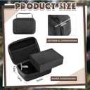 Relaxweex EVA Hard Case with Customizable Foam 11 x 7.8 x 4.3 Inch Protective EVA Carrying Case Shockproof Outdoor for Camera, Digital Products, Electronic Instruments with Knife, Black