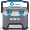 Igloo BMX Cooler | Insulated Hard Shell Ice Chest (25 QT, Gray Blue)