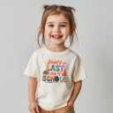 Toddler Last Day of School Shirt for Boys Kid Grils, My Happy Last Day of School T Shirt, Cotton Blend, Funny Design :4-7T, 130, 140