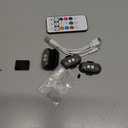 4 Pack ireless LED Strobe Lights with Remote Control, 8 Colors USB Charing Waterproof Anti-Collision Led Emergency Warning Lights for Car Motorcycle Drone Aircraft Bike