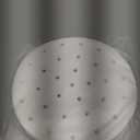 100 Pcs Air Fryer Parchment Paper, 8 Inch Steamer Liners Perforated Round Air Fryer Sheet Filter Liners Dumpling Steam Paper Perforated Bamboo Steamer Liner for Airfryer, Bamboo Steaming Basket