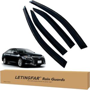 Window Visors Rain Guards for Toyota Camry 2007 2008 2009 2010 2011 Accessories, Wind Deflectors Vent Shades for Toyota Camry