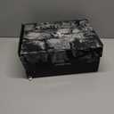 NORTIV 8 Men's Military Tactical Work Boots Side Zipper Leather Motorcycle Combat Boots Trooper 8.5W