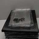 New 8 Pack Shoe Boxes Stackable, Large Shoe Storage Organizer with Lids,Drop Side Shoe Containers for Entryway,Sneaker Storage Fit up to US Size 13 for Men/Women(13x 10.6x 8.3) (Clear and Black Side Open)