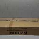 Kaboon Free-Form Modular Shelving Unit, Freestanding Bookcase 10 Inches Deep, Display Shelf Storage Organizer for Home Office, White