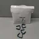 Marsui 50 Pcs Christmas Light Clips Small Outdoor Roof Gutters and Shingles Hooks 1 5/8 Inch Fascia Boards Hanger Plastic Holiday String Light Clips for Xmas Outside Decoration Fence Eave (Green)