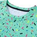 Move Dance Men Kids T-Shirts Ice Cream Crewneck Short Sleeve Summer Graphic Tees Top (M)