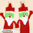 U-Goforst 3D Kids Christmas Socks Funny Crazy Holiday Hand Holding Socks Christmas Gifts Stocking Stuffers for Boys Girls (Red)