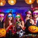HONLYNE105 PCS LED Glasses, Glow in the Dark Party Supplies Light Up Glasses for Kids Adults, Neon Flashing Glasses Glow Party Glow Glasses Bulk Party Pack for Halloween Birthday Wedding Rave Carnival