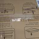 PET 4-Piece Interlocking Chair Mat for Low Pile Carpet, Clear Protector Set, 36" x 48"