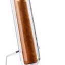 Handmade Cigar Infuser Kit for Humidity Control and Flavor Mellowing,Cigar Incense Glass Tube Set，Humidifier for Cigars Includes Glass Cigar Incense Tubes, Wood Stopper Cap and Ball Base