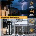 3 Lights Outdoor LED Wall Light Fixtures for Porch