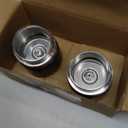 Yosoo Health Gear 2 Pcs Trailer Bearing, 1.781 Inches Diameter Stainless Steel Boat Wheel Center Dust Cover Hub Protector with Protective Bras Rubber Caps Covers Replacement for Partner Bra
