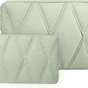 Voova Puffy Laptop Sleeve Case 15.6 16 Inch Compatible with MacBook Pro 16 M1/M2/M3/M4 Max 2019-2025, 15.6-16 Hp Lenovo Acer Asus, Cute Computer Cover Bag with Accessories Pouch,Mint Green
